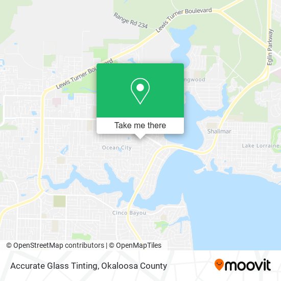 Accurate Glass Tinting map