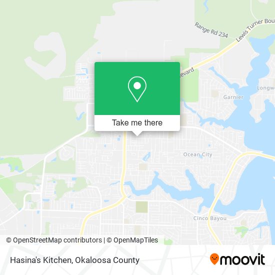 Hasina's Kitchen map