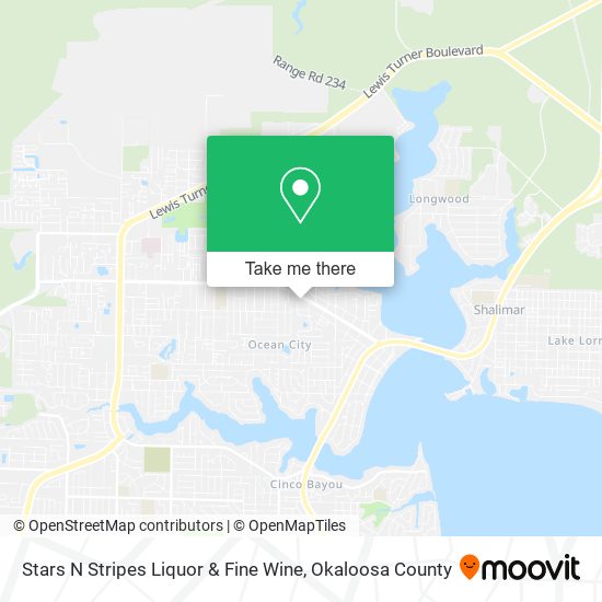 Mapa de Stars N Stripes Liquor & Fine Wine