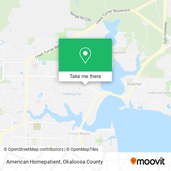 American Homepatient map
