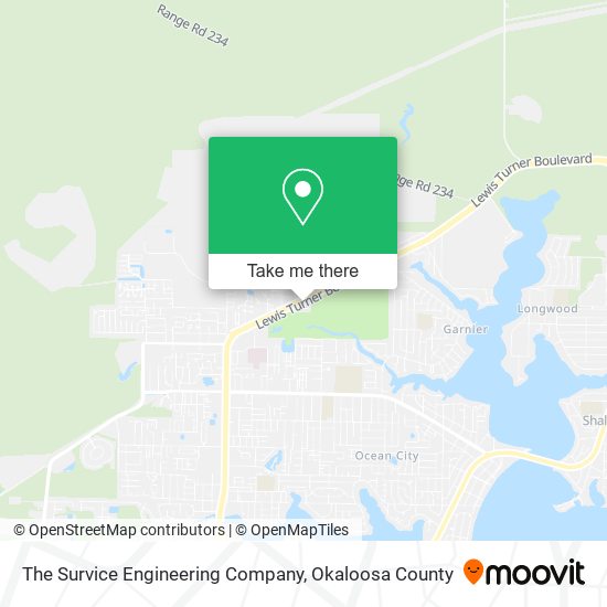 The Survice Engineering Company map
