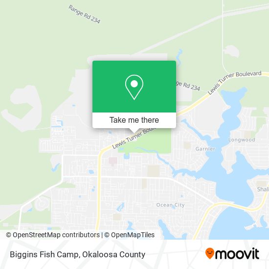 Biggins Fish Camp map