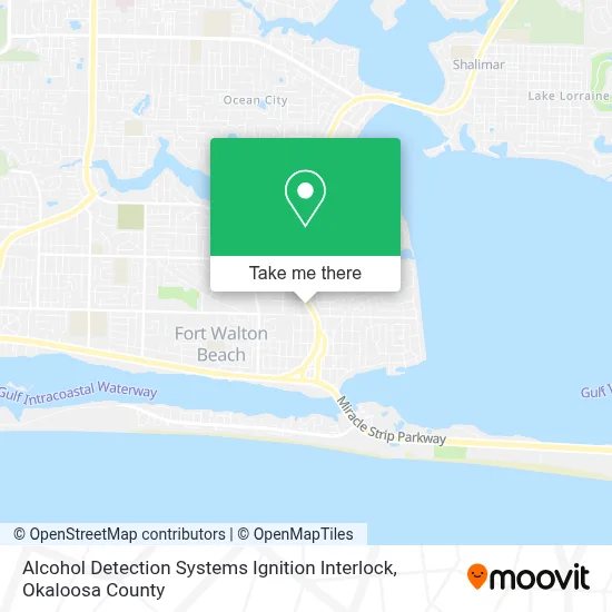 Alcohol Detection Systems Ignition Interlock map