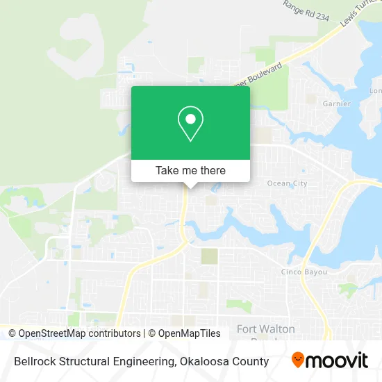 Bellrock Structural Engineering map