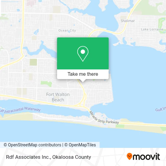 Rdf Associates Inc. map