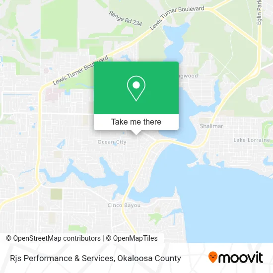 Rjs Performance & Services map
