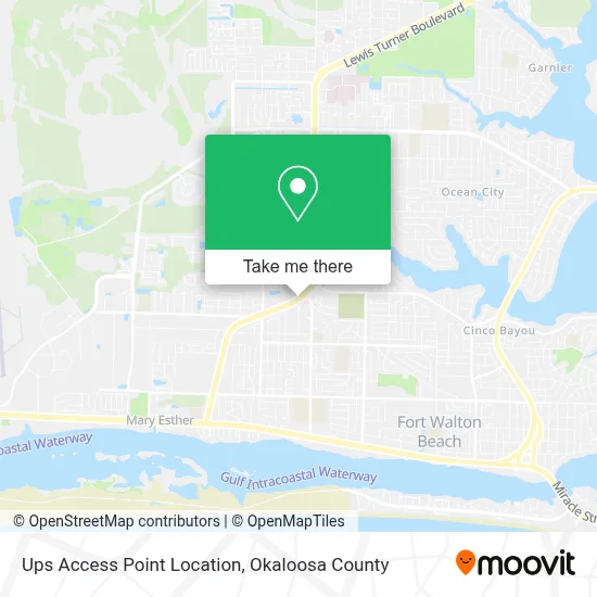 Ups Access Point Location map