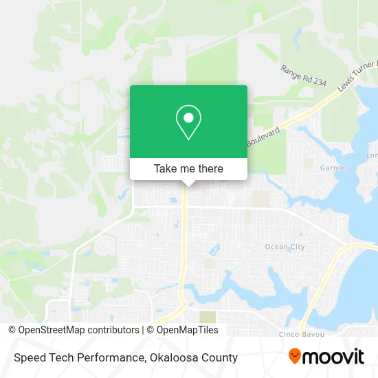 Speed Tech Performance map