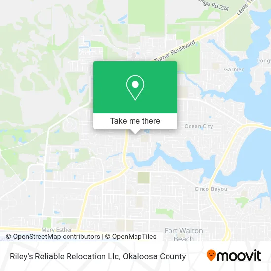 Riley's Reliable Relocation Llc map