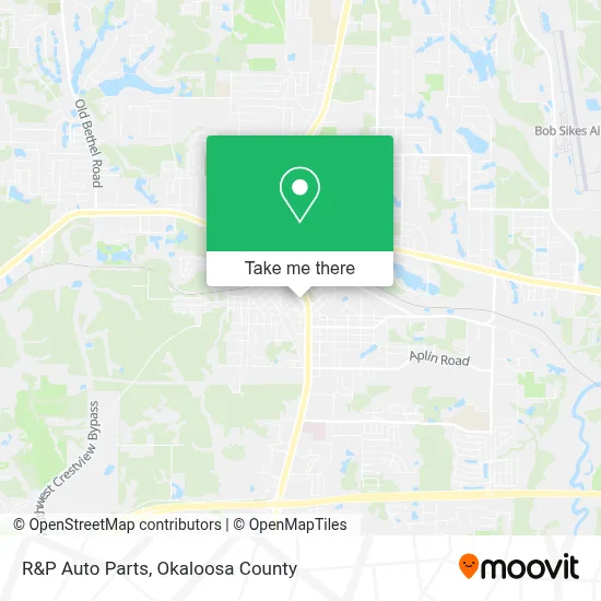 R&P Auto Parts map