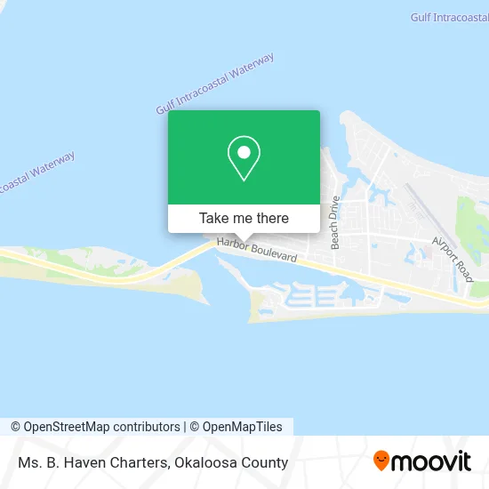Ms. B. Haven Charters map