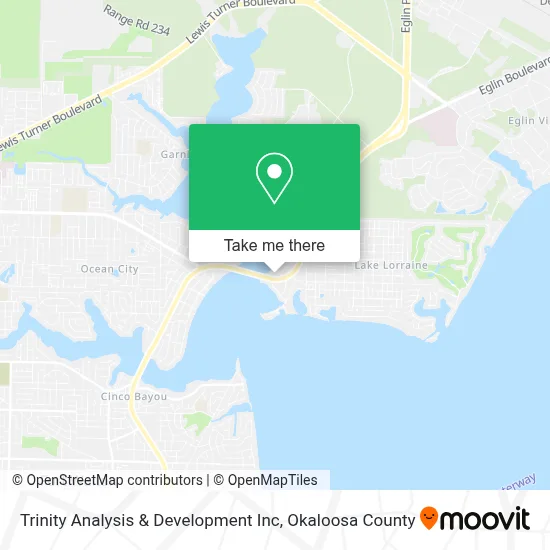 Trinity Analysis & Development Inc map