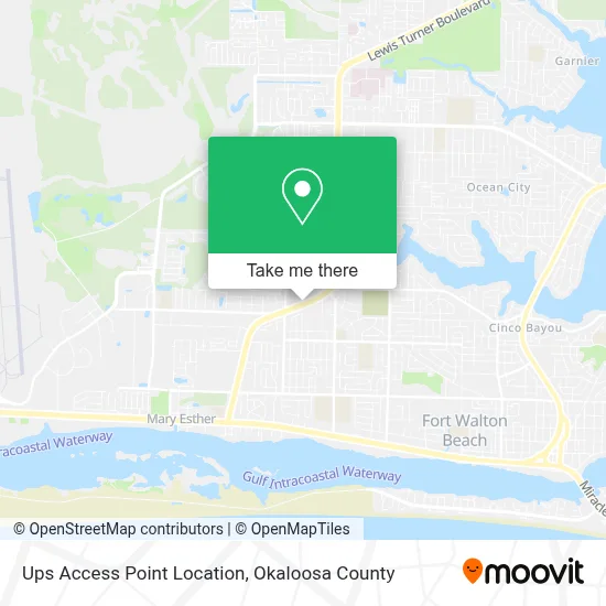 Ups Access Point Location map