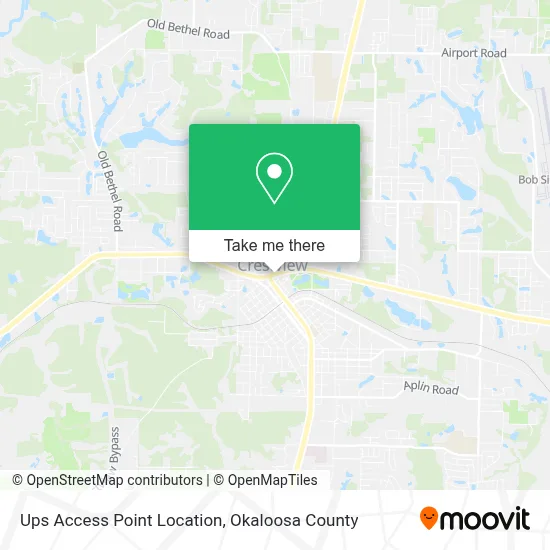 Ups Access Point Location map