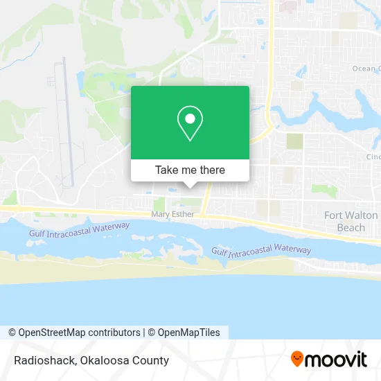 Radioshack map