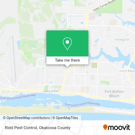 Ridd Pest Control map