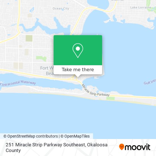 Mapa de 251 Miracle Strip Parkway Southeast