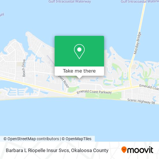 Barbara L Riopelle Insur Svcs map