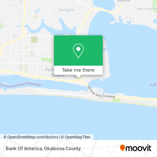 Bank Of America map