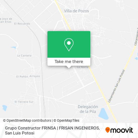 Grupo Constructor FRINSA | FRISAN INGENIEROS map