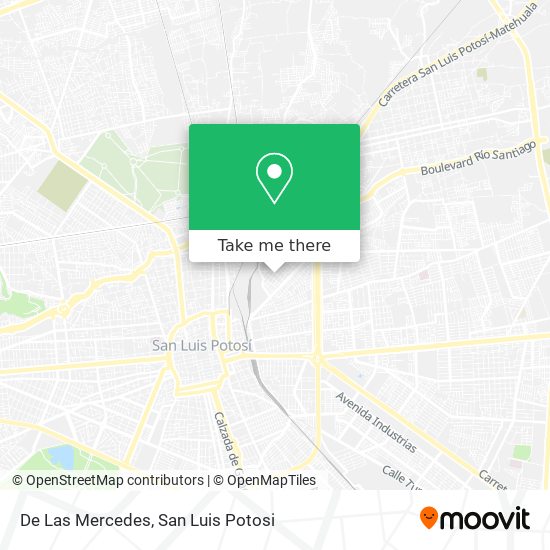 De Las Mercedes map