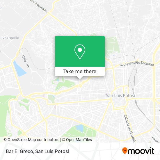 Bar El Greco map