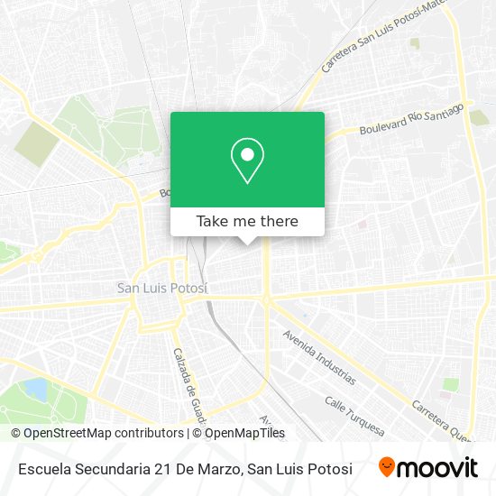 Mapa de Escuela Secundaria 21 De Marzo