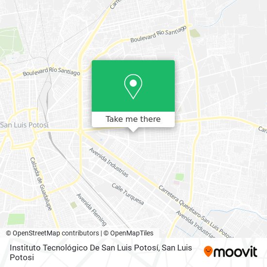 Instituto Tecnológico De San Luis Potosí map