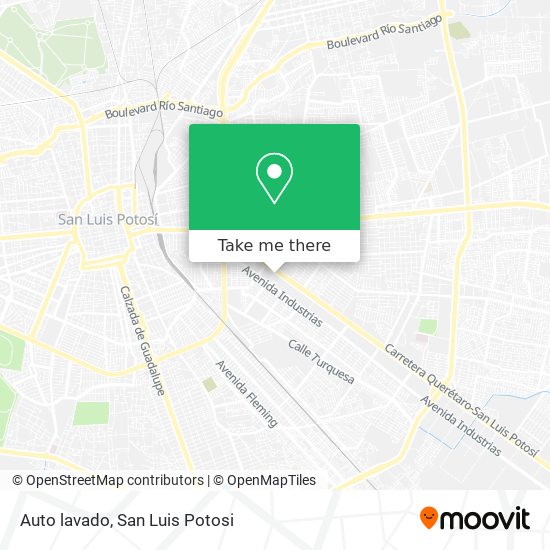 Auto lavado map