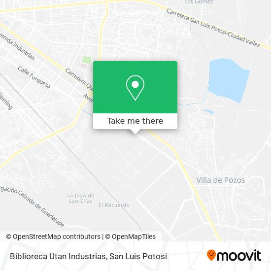 Mapa de Biblioreca Utan Industrias
