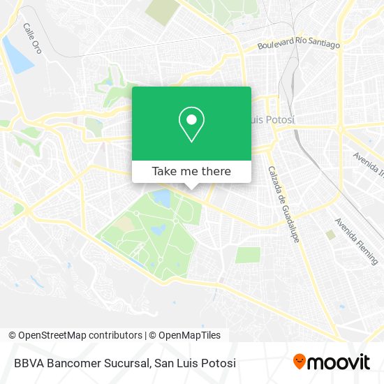 BBVA Bancomer Sucursal map