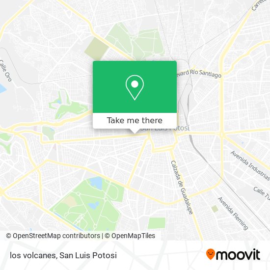 los volcanes map