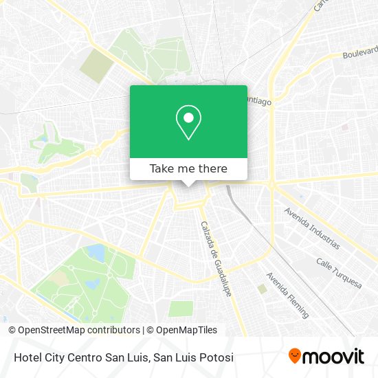Hotel City Centro San Luis map