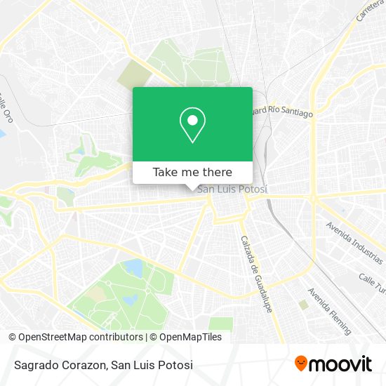 Sagrado Corazon map