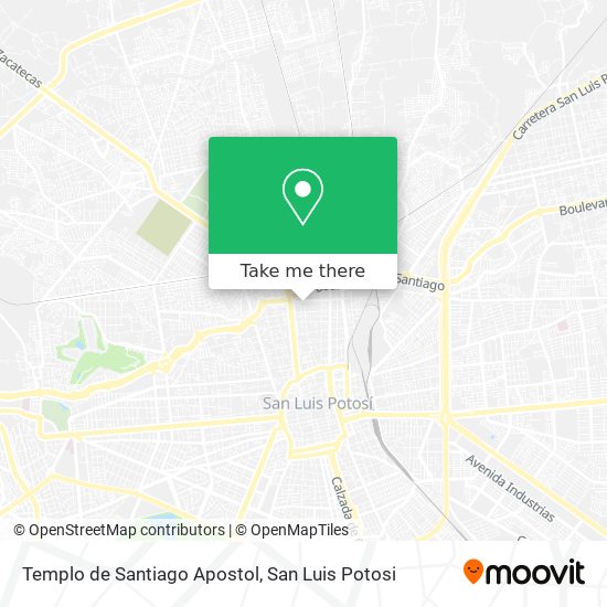 Templo de Santiago Apostol map