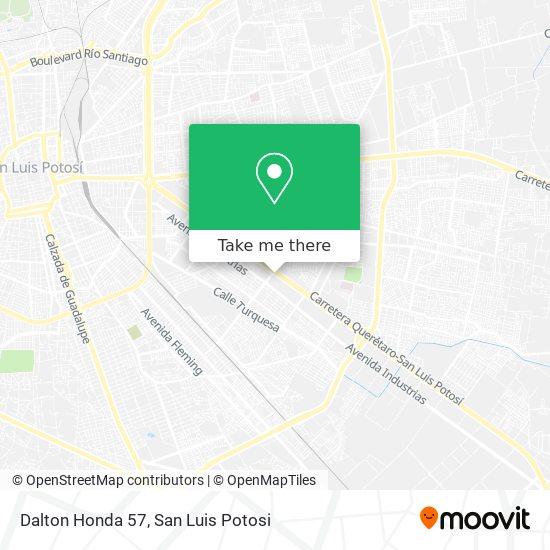  ¿Cómo llegar en Autobús a Dalton Honda en San Luis Potosí?