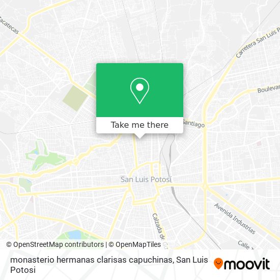 monasterio hermanas clarisas capuchinas map