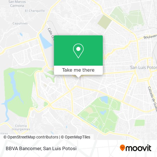 BBVA Bancomer map