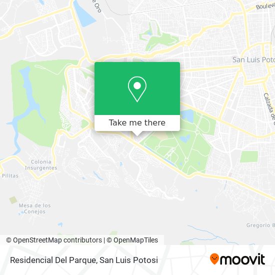 Residencial Del Parque map