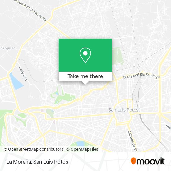 Mapa de La Moreña