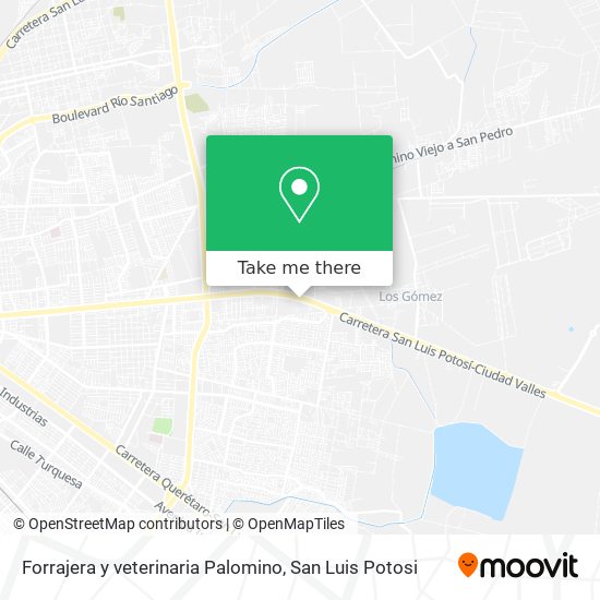 Mapa de Forrajera y veterinaria Palomino