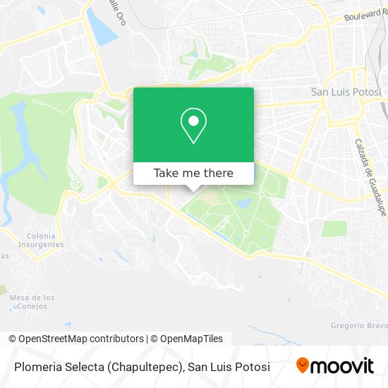 Plomeria Selecta (Chapultepec) map