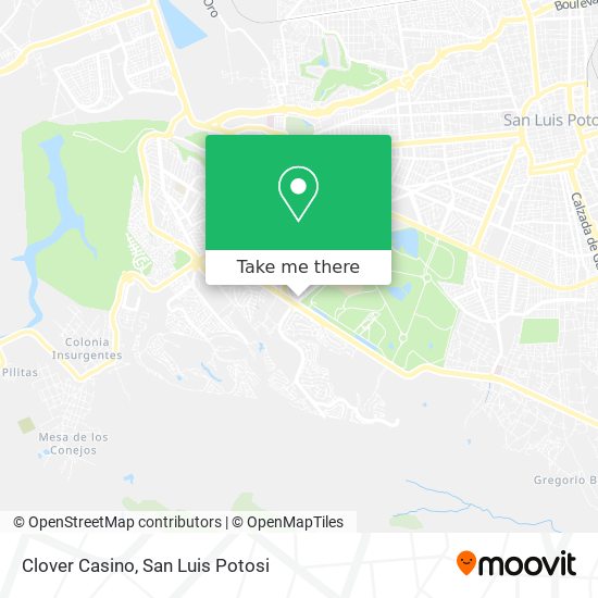 Clover Casino map