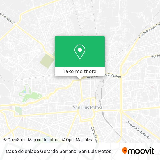 Casa de enlace Gerardo Serrano map