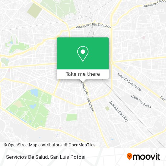 Servicios De Salud map