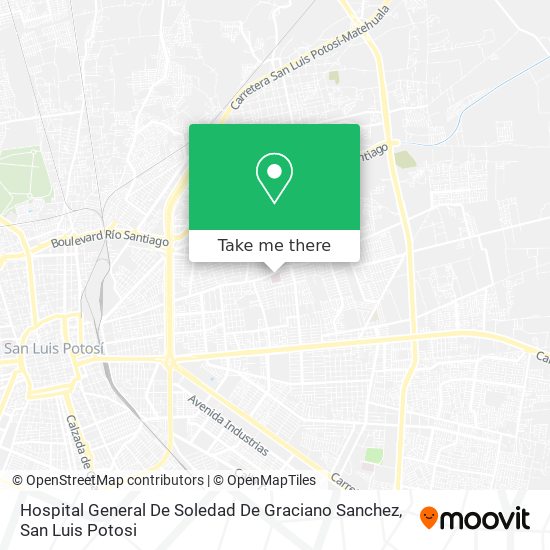 Hospital General De Soledad De Graciano Sanchez map