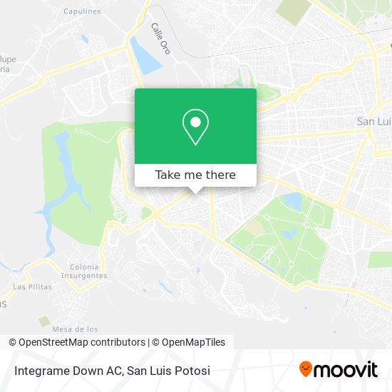 Mapa de Integrame Down AC