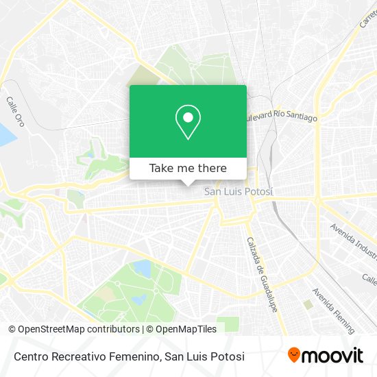 Mapa de Centro Recreativo Femenino