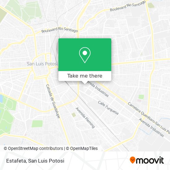 Mapa de Estafeta