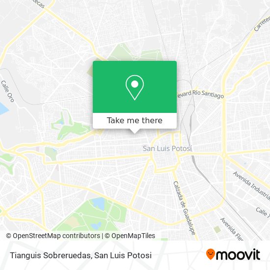 Mapa de Tianguis Sobreruedas